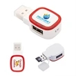 Tapa I Dual-Port USB 2.0 Hub / Reader | https://www.bestnamebadges.com