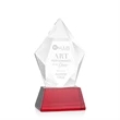 Devron Award on Base - Red | https://www.bestnamebadges.com