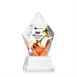 Devron VividPrint™ Award on Base - Clear | https://www.bestnamebadges.com