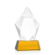 Devron VividPrint™ Award on Base - Amber | https://www.bestnamebadges.com