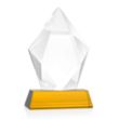 Devron VividPrint™ Award on Base - Amber | https://www.bestnamebadges.com