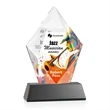 Devron VividPrint™ Award on Base - Black | https://www.bestnamebadges.com
