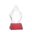 Devron VividPrint™ Award on Base - Red | https://www.bestnamebadges.com