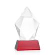 Devron VividPrint™ Award on Base - Red | https://www.bestnamebadges.com