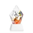 Devron VividPrint™ Award on Base - White | https://www.bestnamebadges.com
