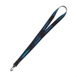 3/4" Import Air Ship Super Soft Polyester Silkscreen Lanyard | https://www.bestnamebadges.com