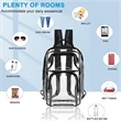Clear PVC Outdoor Backpack & Sling Bag With Adjustable Strap | https://www.bestnamebadges.com