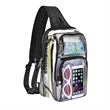Clear PVC Outdoor Backpack & Sling Bag With Adjustable Strap | https://www.bestnamebadges.com
