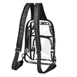 Clear PVC Outdoor Backpack & Sling Bag With Adjustable Strap | https://www.bestnamebadges.com