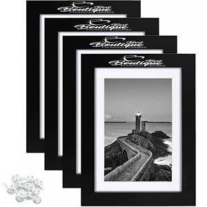 5 x 7 USA Wall & Table Mounting black gallery Picture frame | https://www.bestnamebadges.com