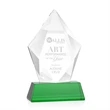Devron Award on Base - Green | https://www.bestnamebadges.com