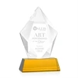 Devron Award on Base - Amber | https://www.bestnamebadges.com