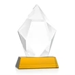 Devron Award on Base - Amber | https://www.bestnamebadges.com