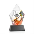 Devron VividPrint™ Award on Base - Black | https://www.bestnamebadges.com
