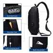 Anti Theft Sling Crossbody Bag with USB Charging Port | https://www.bestnamebadges.com
