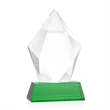 Devron VividPrint™ Award on Base - Green | https://www.bestnamebadges.com
