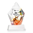 Devron VividPrint™ Award on Base - Clear | https://www.bestnamebadges.com