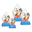 Devron VividPrint™ Award on Base - Sky Blue | https://www.bestnamebadges.com