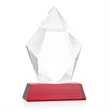 Devron VividPrint™ Award on Base - Red | https://www.bestnamebadges.com