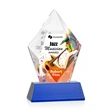 Devron VividPrint™ Award on Base - Blue | https://www.bestnamebadges.com