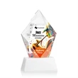 Devron VividPrint™ Award on Base - White | https://www.bestnamebadges.com