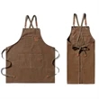 Denim Aprons with Cross Back Adjustable Straps | https://www.bestnamebadges.com