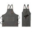 Denim Aprons with Cross Back Adjustable Straps | https://www.bestnamebadges.com