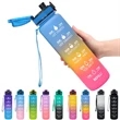 32oz Water Bottle with Time Marker | https://www.bestnamebadges.com