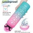 32oz Water Bottle with Time Marker | https://www.bestnamebadges.com