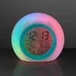 Round LED Clock 4", Glowing Lights + Alarm | https://www.bestnamebadges.com