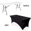6' Stretch Table Cover & Throws | https://www.bestnamebadges.com