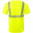 Segmented Hi Viz Class 2 Reflective Safety Pocket T-Shirt | https://www.bestnamebadges.com