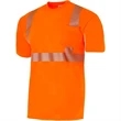 Segmented Hi Viz Class 2 Reflective Safety Pocket T-Shirt | https://www.bestnamebadges.com