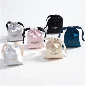 Satin Drawstring Bag