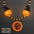 LED Hocus Pocus Pumpkins Beads with Medallion | https://www.bestnamebadges.com