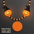 LED Hocus Pocus Pumpkins Beads with Medallion | https://www.bestnamebadges.com