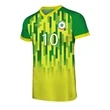 Personalized Full Color Sublimated Rib Neck Soccer Jersey | https://www.bestnamebadges.com