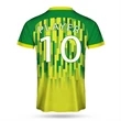 Personalized Full Color Sublimated Rib Neck Soccer Jersey | https://www.bestnamebadges.com