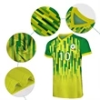 Personalized Full Color Sublimated Rib Neck Soccer Jersey | https://www.bestnamebadges.com