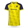 Personalized Full Color Sublimated Rib Neck Soccer Jersey | https://www.bestnamebadges.com