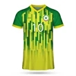 Personalized Full Color Sublimated Rib Neck Soccer Jersey | https://www.bestnamebadges.com