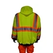 Hi Viz Class 3 Color Block Reflective Safety Zipper Hoodie | https://www.bestnamebadges.com