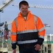Premium Hi Vis Class 3 Reflective Tape Safety Bomber Jacket | https://www.bestnamebadges.com
