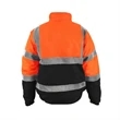 Premium Hi Vis Class 3 Reflective Tape Safety Bomber Jacket | https://www.bestnamebadges.com