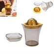 Manual Juicer With Graduated Measuring Cup | https://www.bestnamebadges.com
