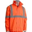 Reflective Tape Hi Vis Class 3 Waterproof Safety Rain Jacket | https://www.bestnamebadges.com