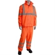 Reflective Tape Hi Vis Class 3 Waterproof Safety Rain Jacket | https://www.bestnamebadges.com