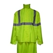 Reflective Tape Hi Vis Class 3 Waterproof Safety Rain Jacket | https://www.bestnamebadges.com