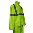 Reflective Tape Hi Vis Class 3 Waterproof Safety Rain Jacket | https://www.bestnamebadges.com