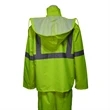 Reflective Tape Hi Vis Class 3 Waterproof Safety Rain Jacket | https://www.bestnamebadges.com